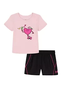 Toddler Girls T-Shirt and Shorts Set