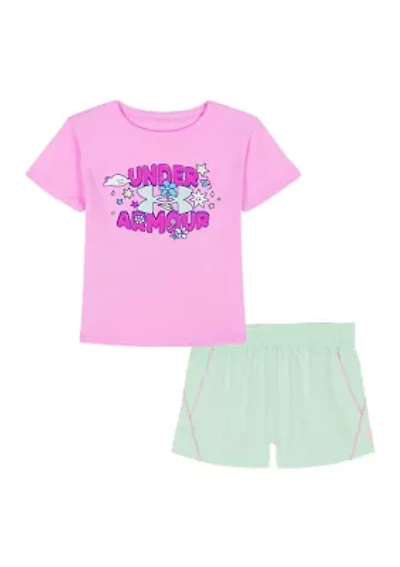 Toddler Girls Shirt and Shorts Set