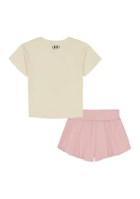 Toddler Girls Shirt and Skort Set