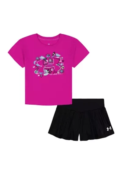 Toddler Girls T-Shirt and Shorts Set