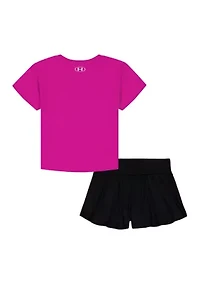 Toddler Girls T-Shirt and Shorts Set