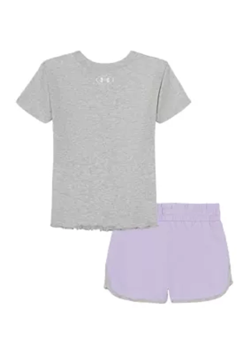 Toddler Girls Graphic T-Shirt and Shorts Set