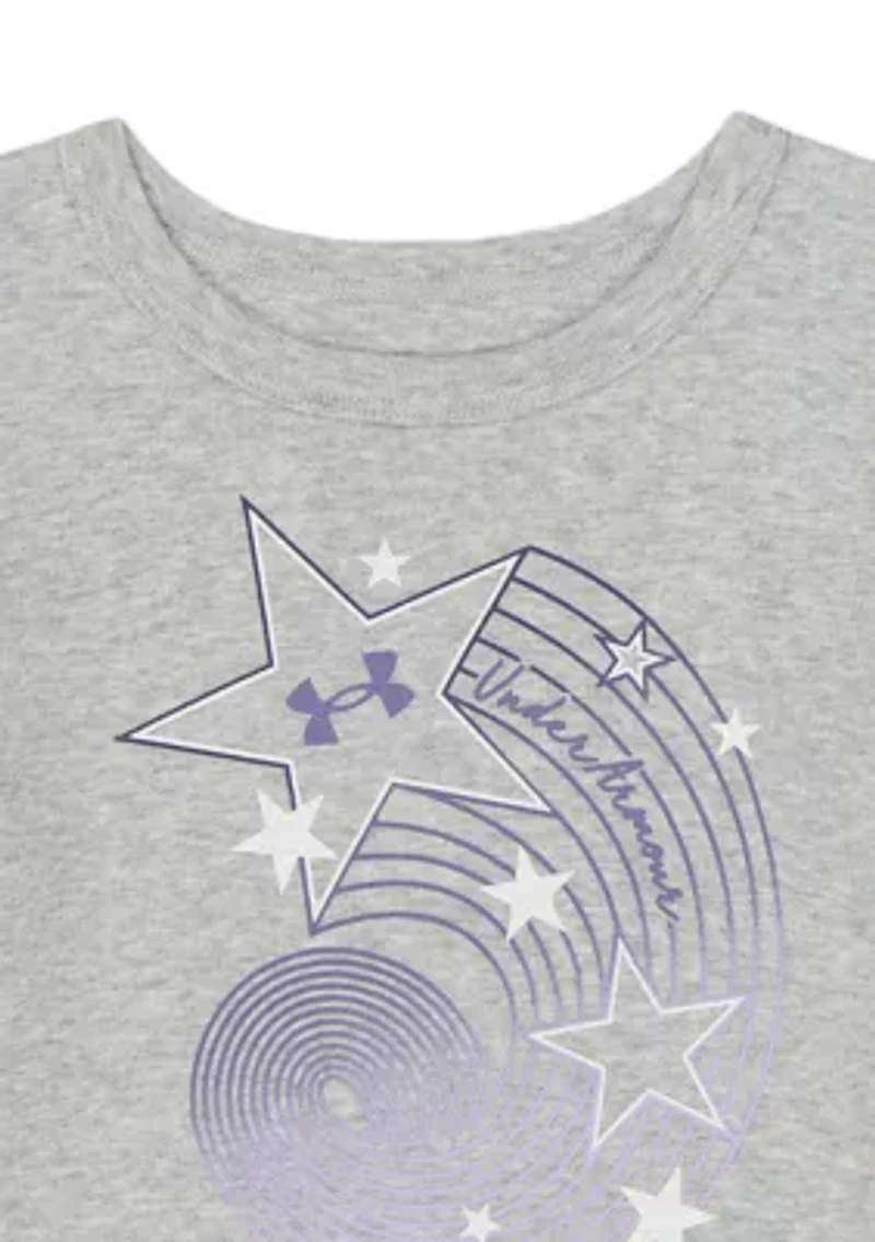 Toddler Girls Graphic T-Shirt and Shorts Set