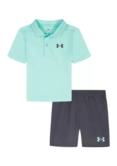 Baby Boys Polor Shirt and Shorts Set
