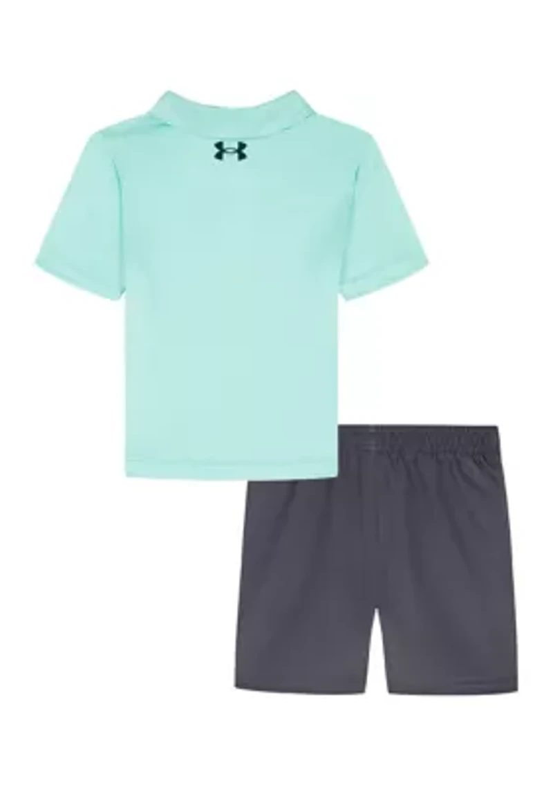 Baby Boys Polor Shirt and Shorts Set