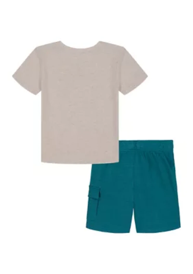 Toddler Boys T-Shirt and Cargo Shorts Set