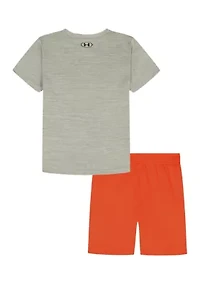 Toddler Boys Graphic Shirt and Shorts Set