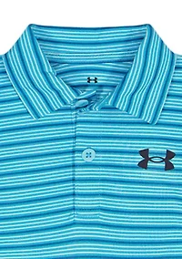 Baby Boys Striped Polo Bodysuit