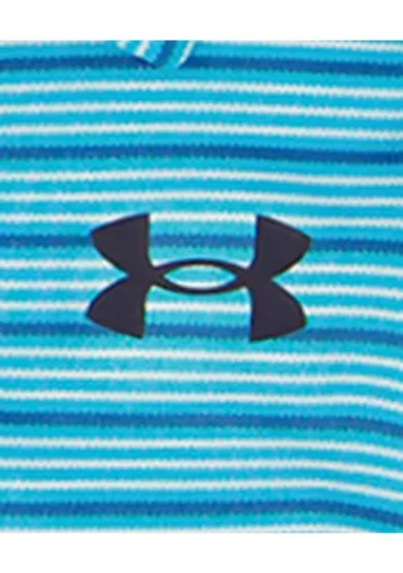 Baby Boys Striped Polo Bodysuit