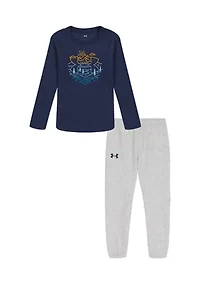 Toddler Boys Planted Grad Logo Set