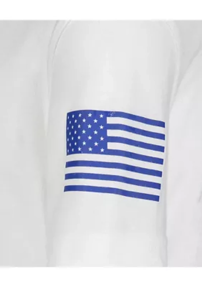 Baby Boys Freedom Flag Graphic T-Shirt and Shorts Set