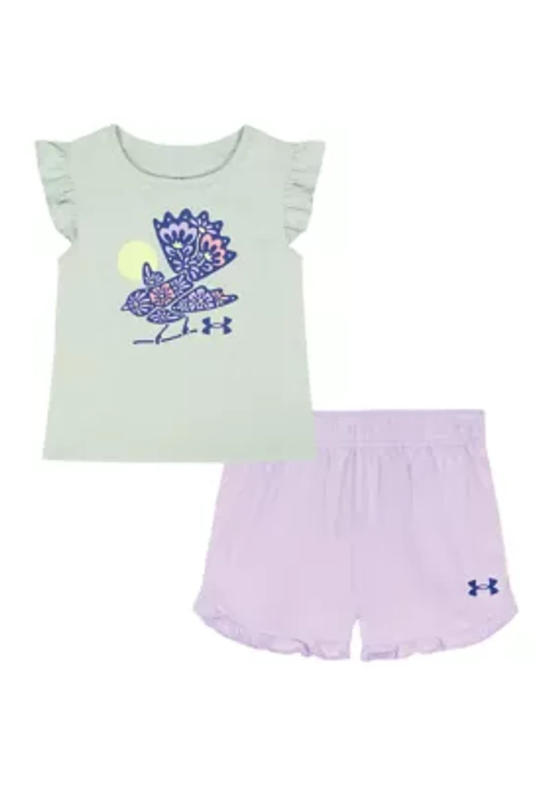 Baby Girls Sunbird T-Shirt and Shorts Set