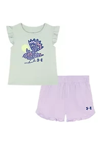 Baby Girls Sunbird T-Shirt and Shorts Set