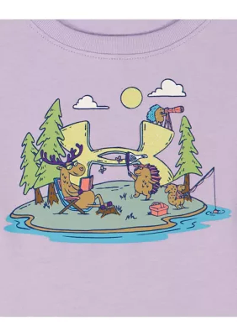 Toddler Girls Park Island T-Shirt and Shorts Set