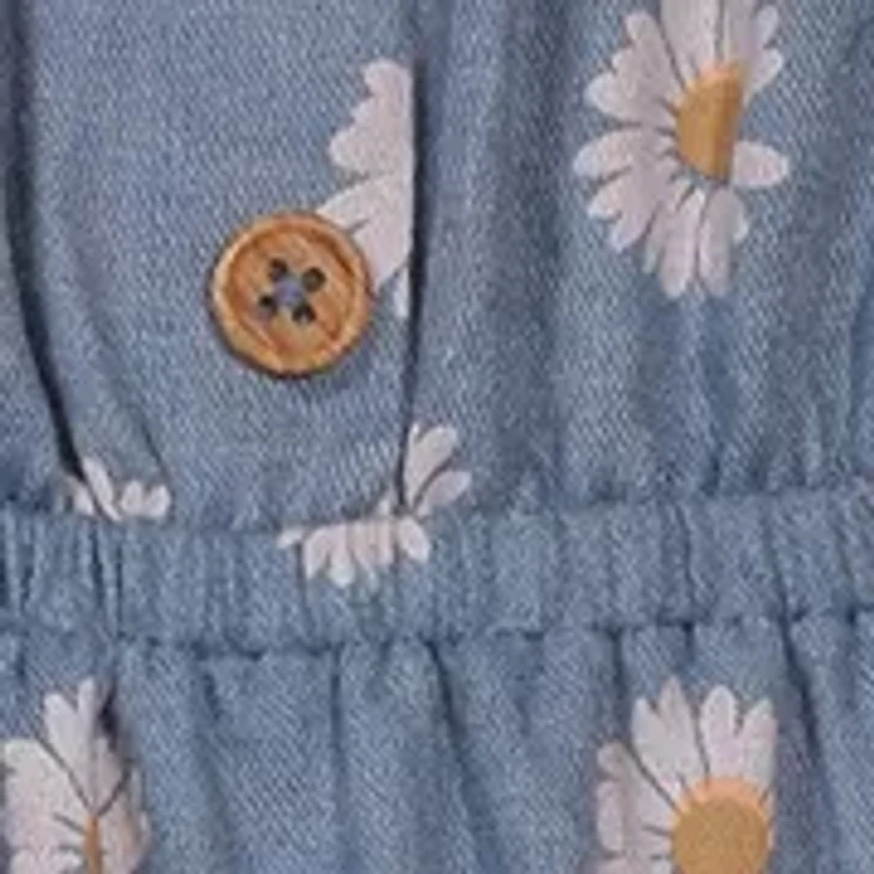 Toddler Girls 2 Piece Daisy Jumpsuit