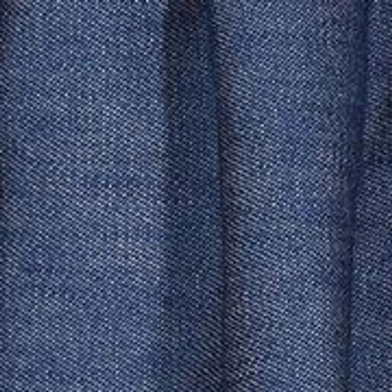 Toddler Girls Long Sleeve Denim Embroidered Dress