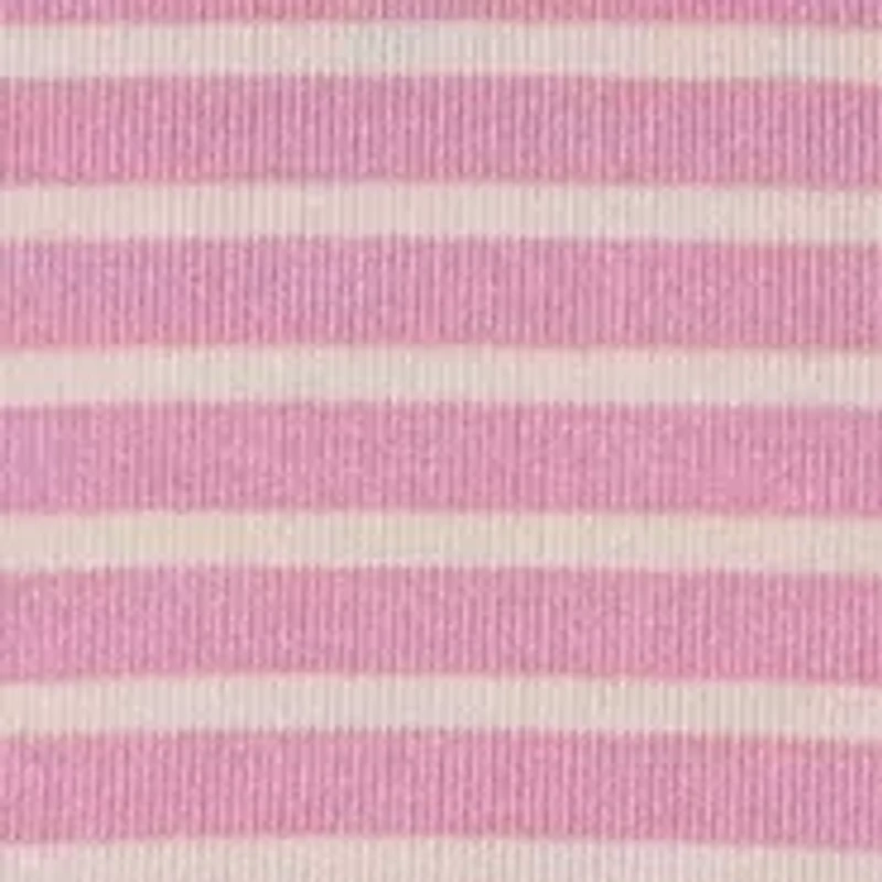 Baby Girls Knit Striped Dress with Headband