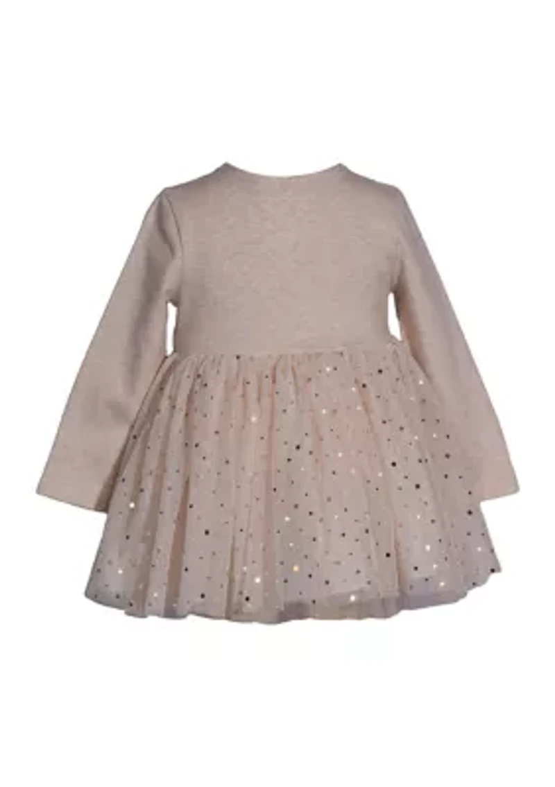 Baby Girls Pumpkin Appliqué Ballerina Dress