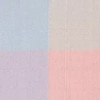 Toddler Girls Sleeveless Multi Plaid Linen Dress and Hat Set