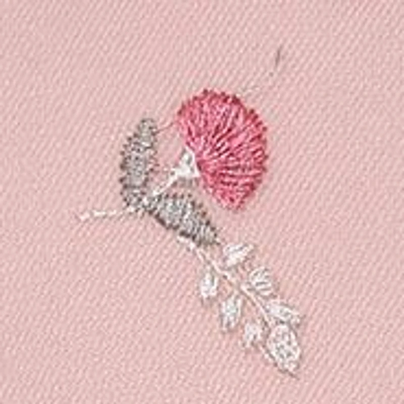 Toddler Girls Embroidered Mesh Ruffle Dress