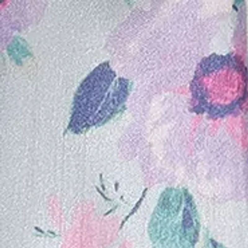Toddler Girls Floral Printed Dress and Cardigan Set