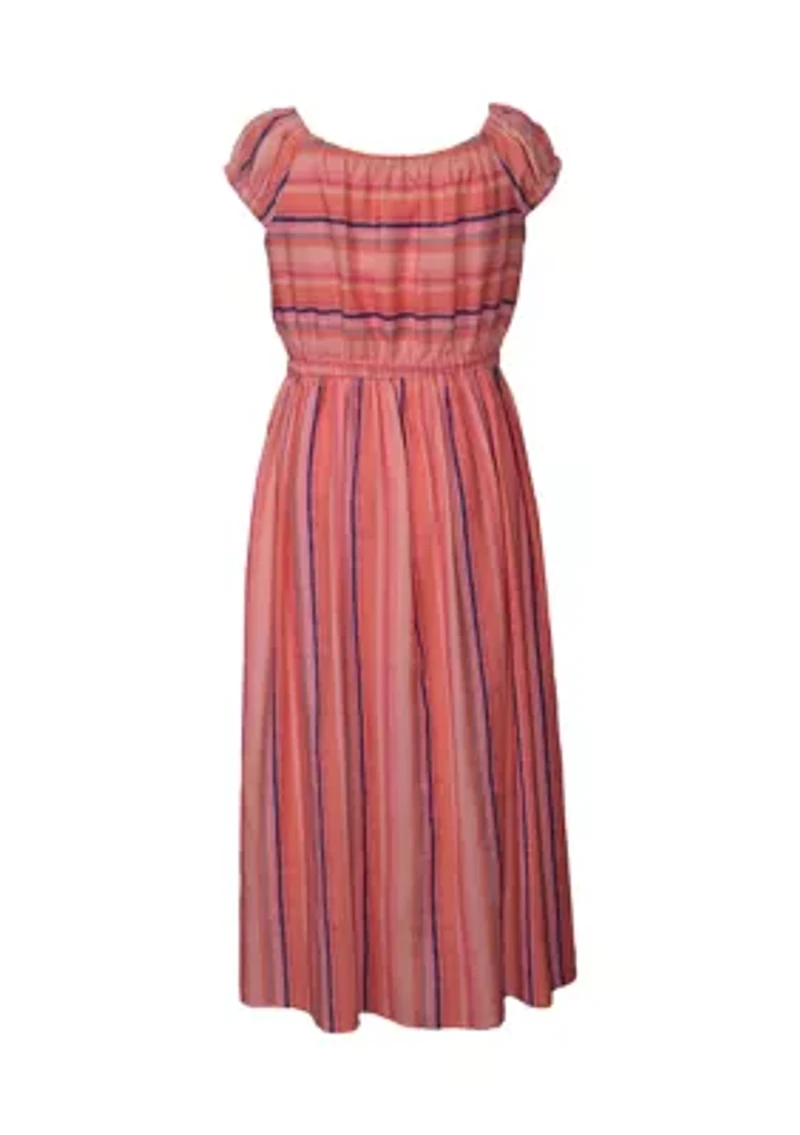 Toddler Girls Stripe Walk Through Dress
