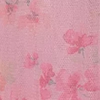 Toddler Girls Floral Mesh Float Dress