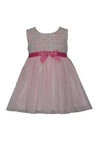 Toddler Girls Bouclé Coat and Dress Set