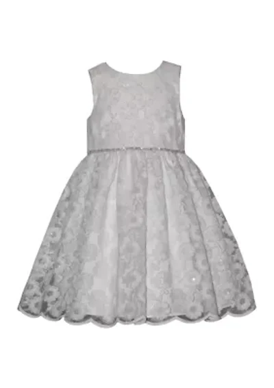 Toddler Girls Sequin Lace Dirndl Dress
