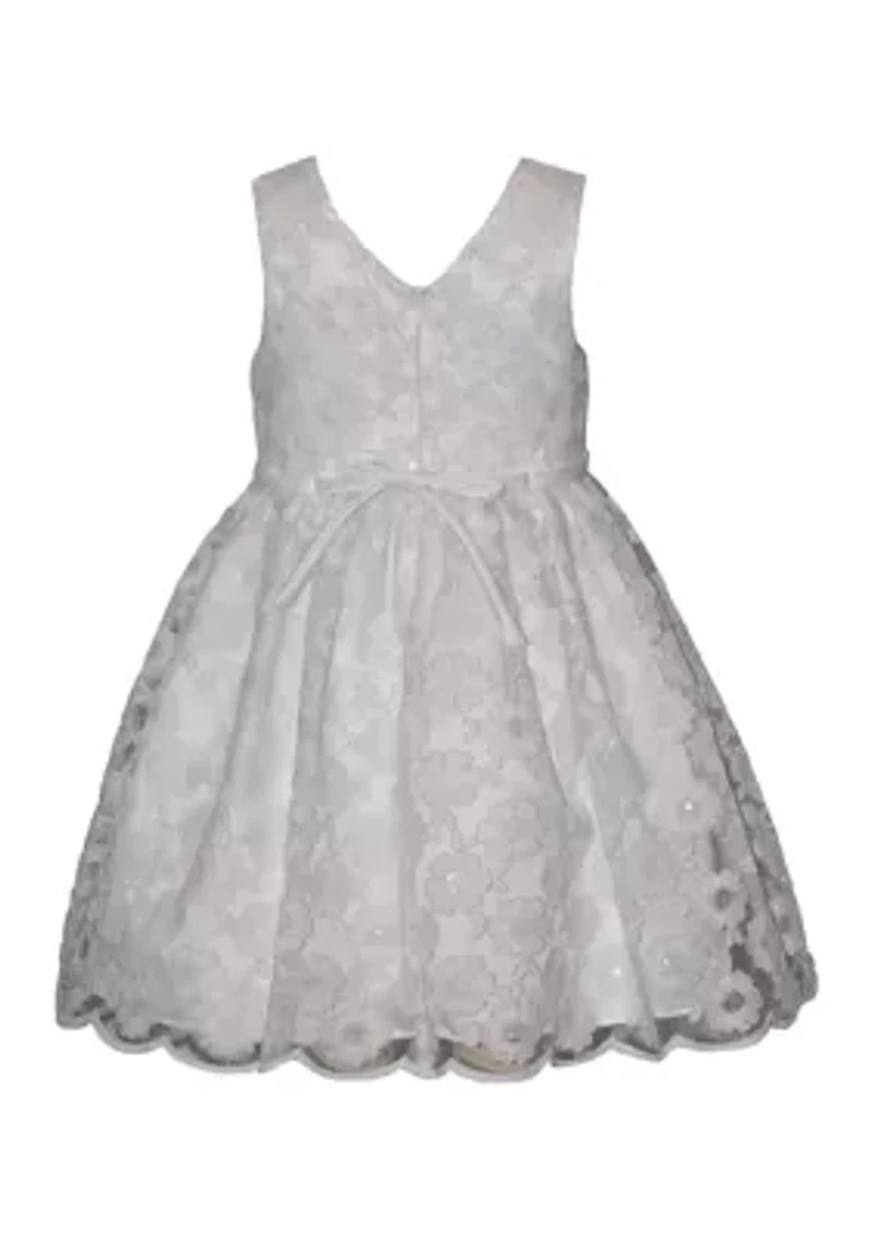 Toddler Girls Sequin Lace Dirndl Dress