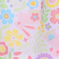 Baby Girls Flutter Sleeve Poplin Bunny Dress