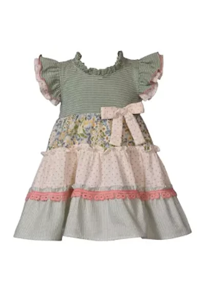 Baby Girls Mixed Printed Dress