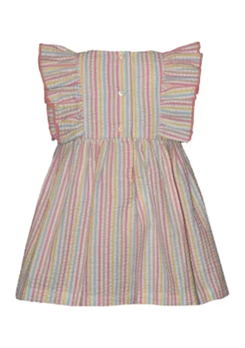 Baby Girls Bird Smocking Dress