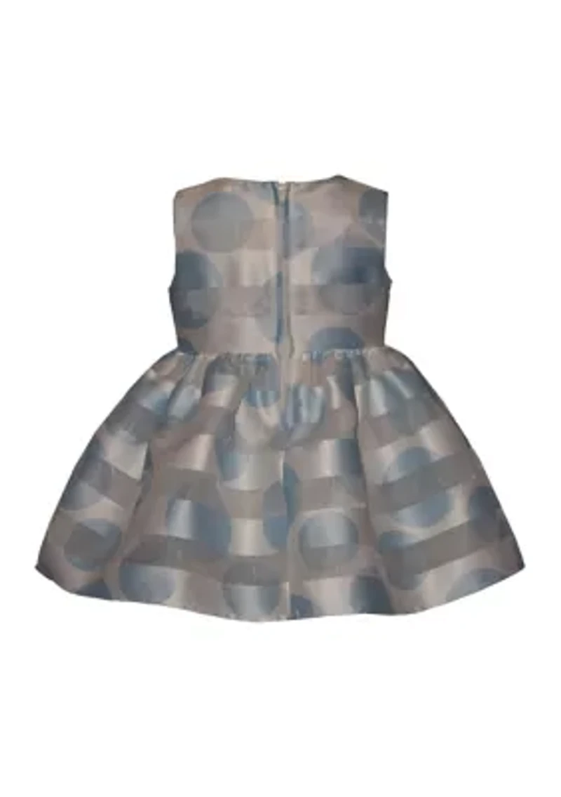 Baby Girls Dot Burnout Dress Set
