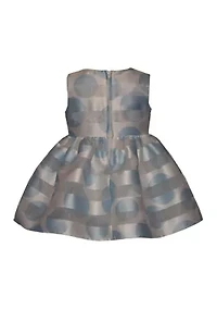 Baby Girls Dot Burnout Dress Set