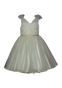 Baby Girls Tie Shoulder Ballerina Dress