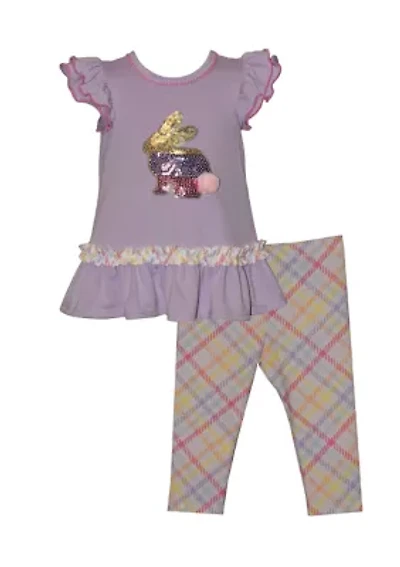 Baby Girls Sequin Bunny Set