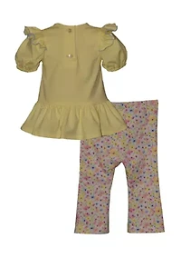 Baby Girls Ruffle Bunny Set