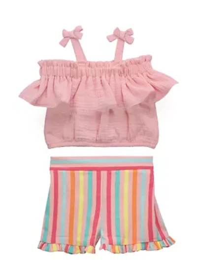 Baby Girls Striped Set