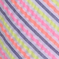 Toddler Girls Tie Shoulder Seersucker Dress