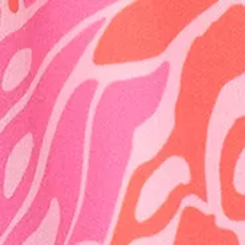 Toddler Girls Floral Romper with Flutter Sleeves