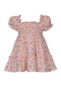 Toddler Girls Hummingbird Printed Dress