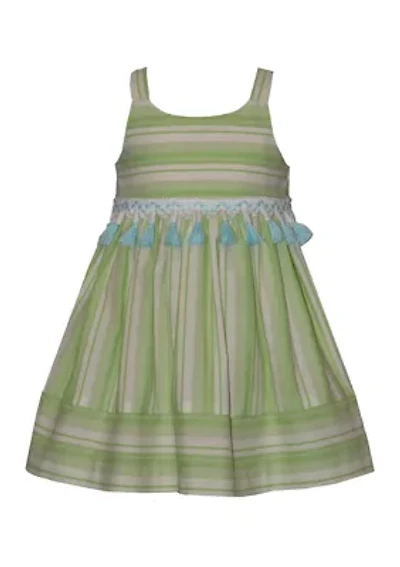 Toddler Girls Striped Dress