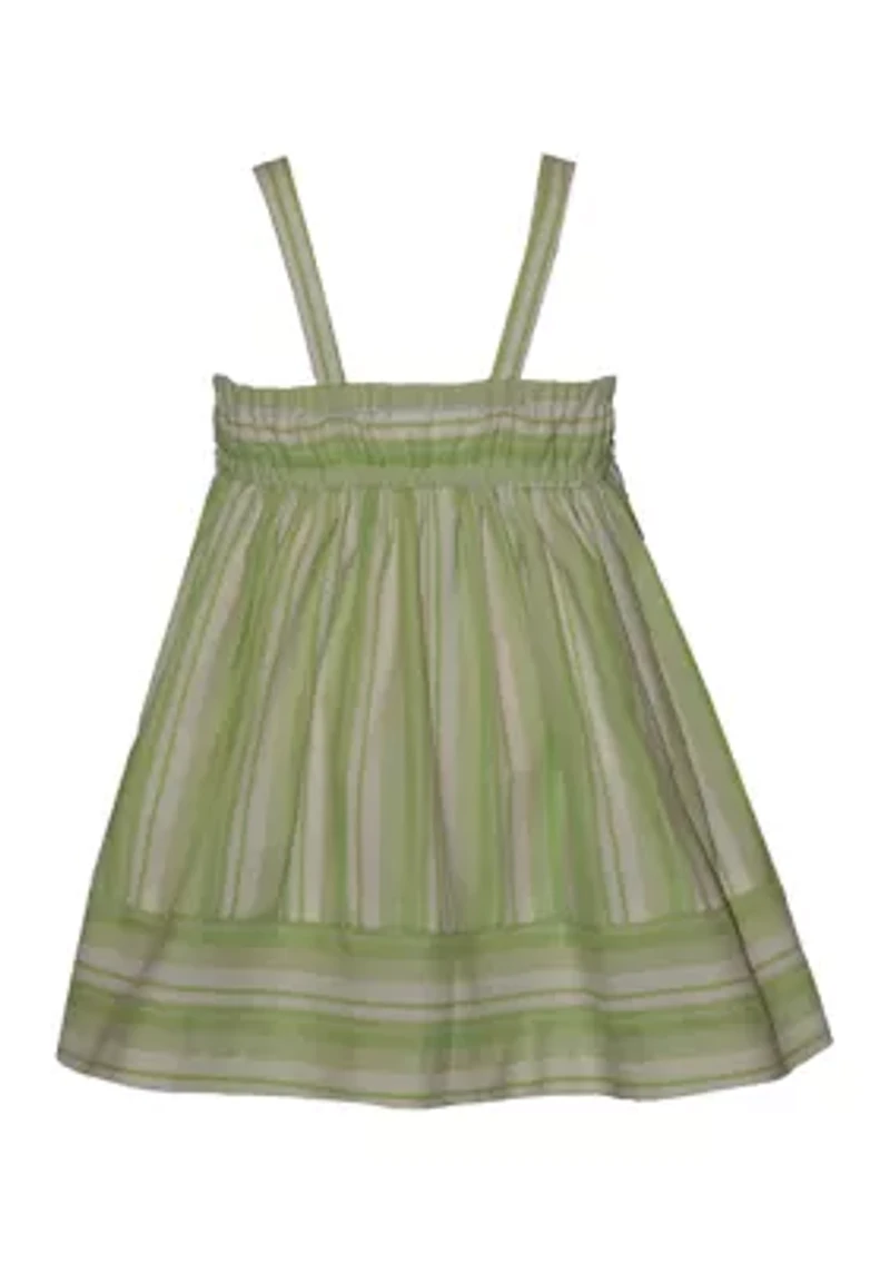 Toddler Girls Striped Dress