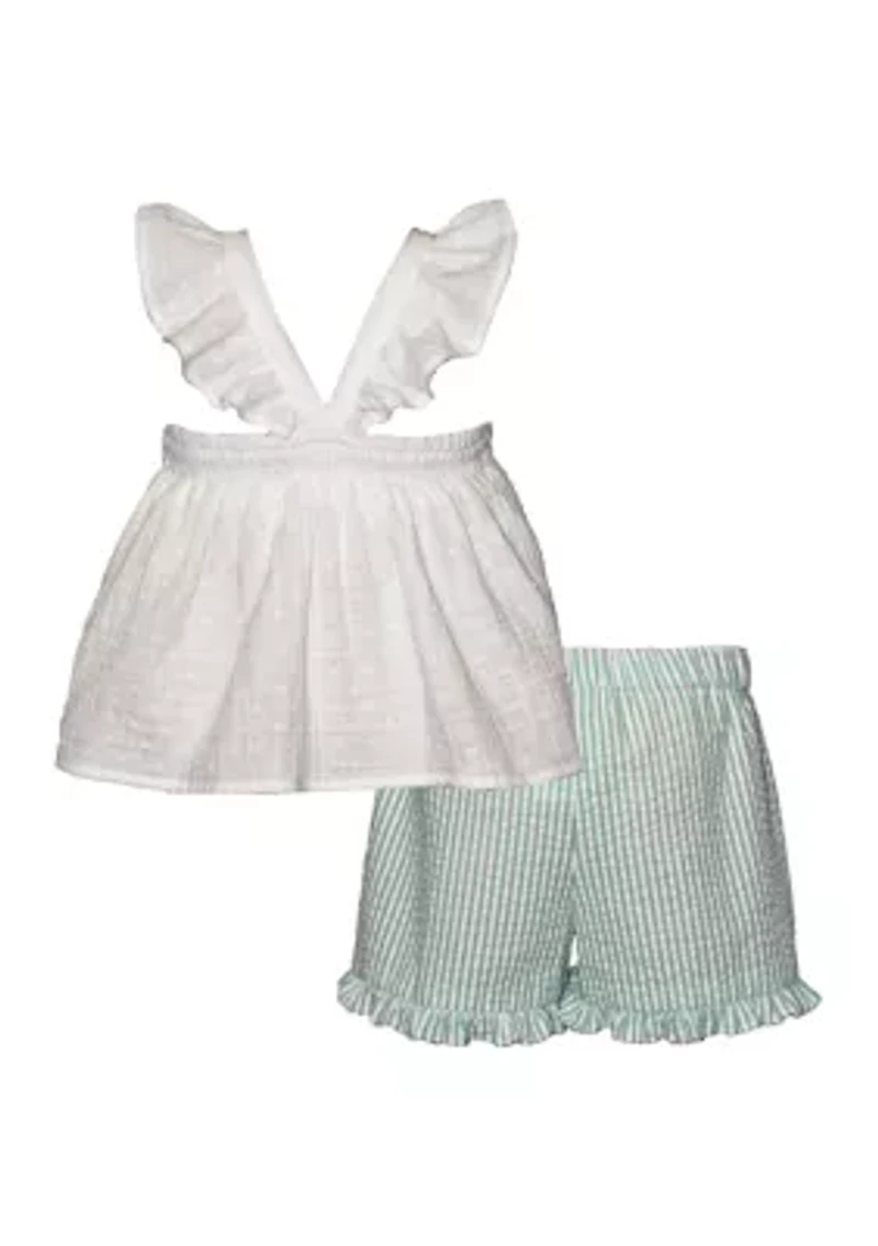 Baby Girls Sea Life Shorts Set