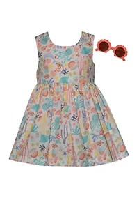 Baby Girls Cross Back Sea Dress