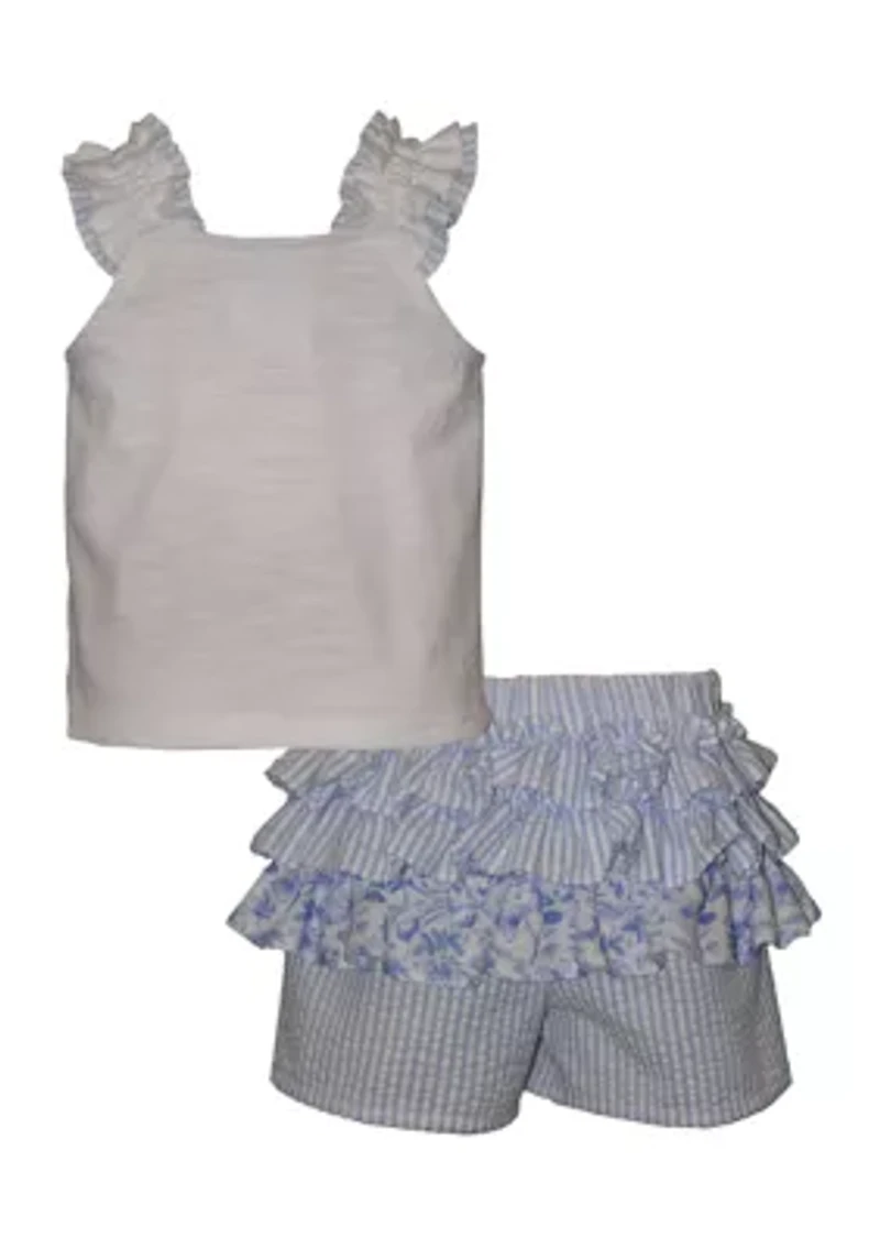 Baby Girls Seersucker Set