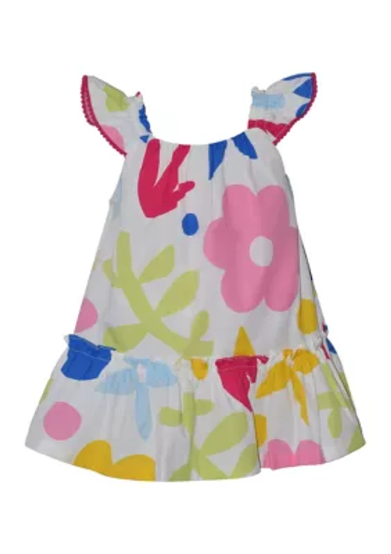 Baby Girls Sleeveless Big Print Dress