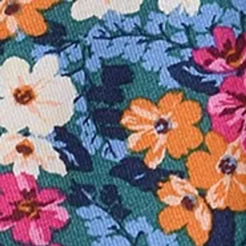 Toddler Girls Floral Printed Smocked Dress