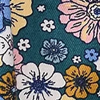 Toddler Girls Floral Printed Smocked Dress
